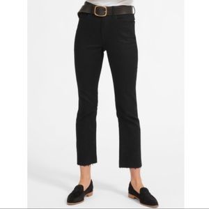 Everlane Kick Crop Raw Hem jeans Black